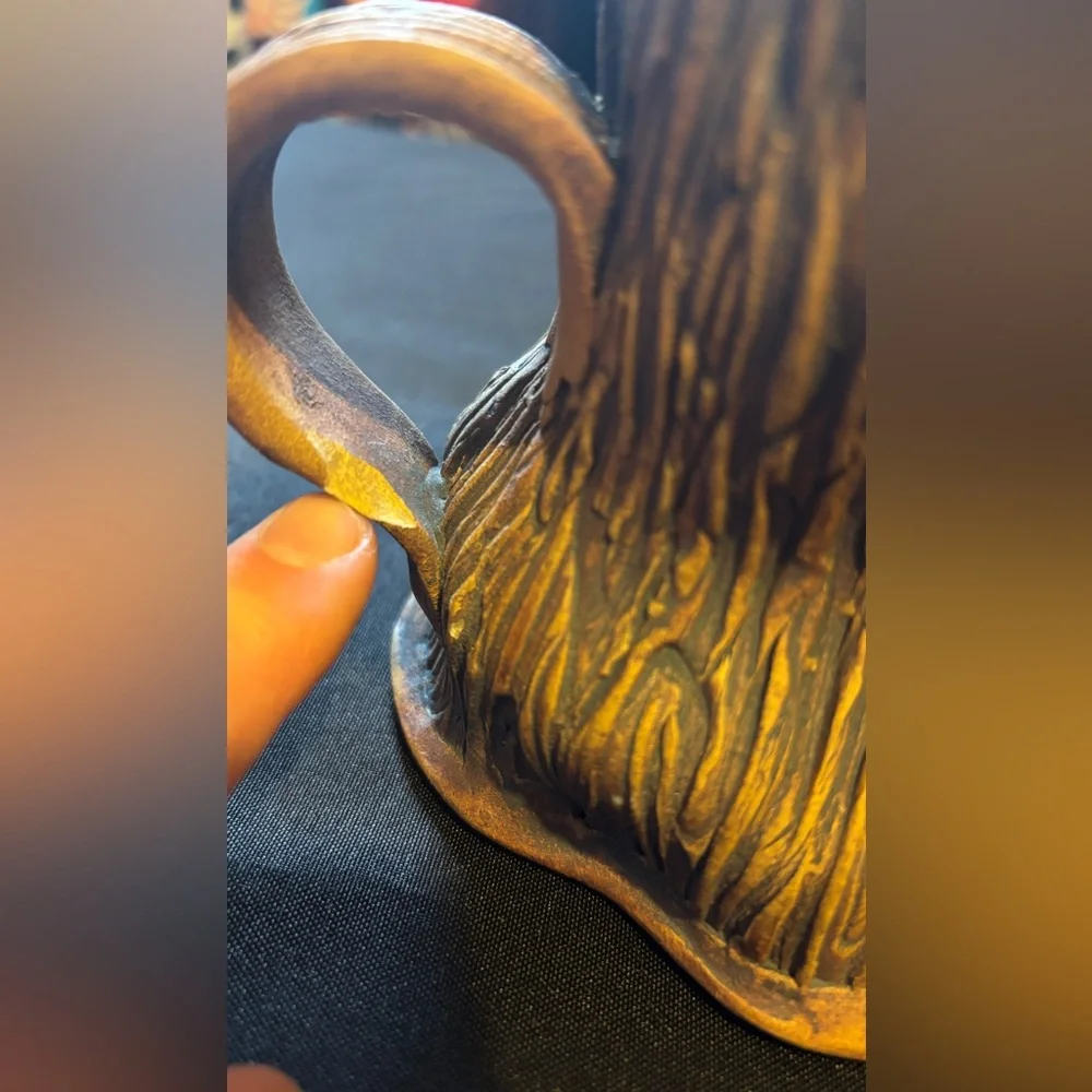 Set of two Oregon stump cups handmade